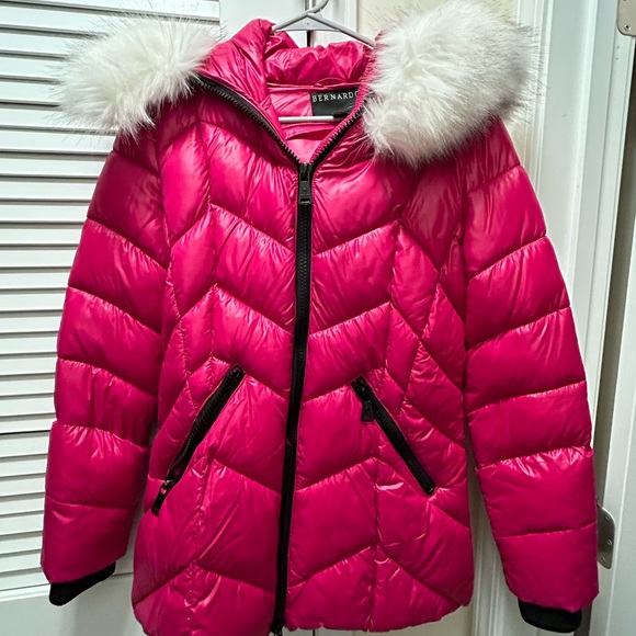 bernardo pink puffer jacket - Picture 1 of 4